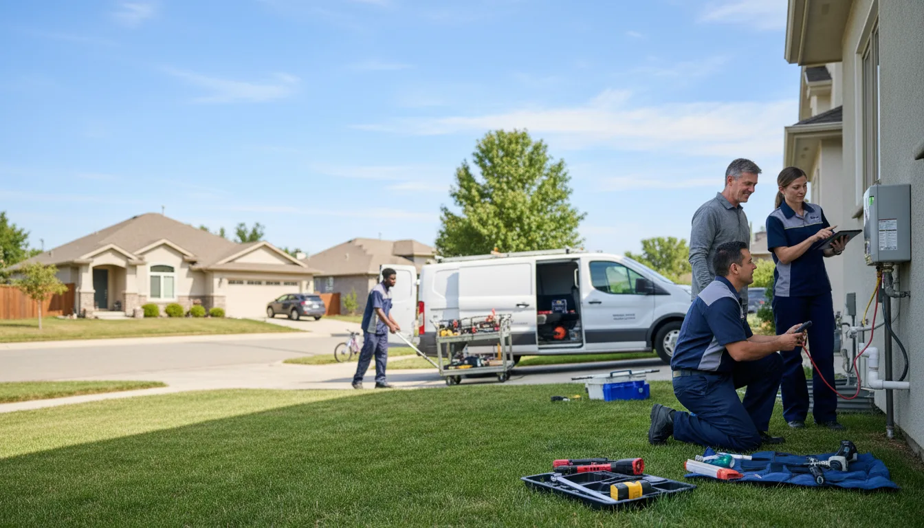 Tankless water heater service in Ramsey, IL